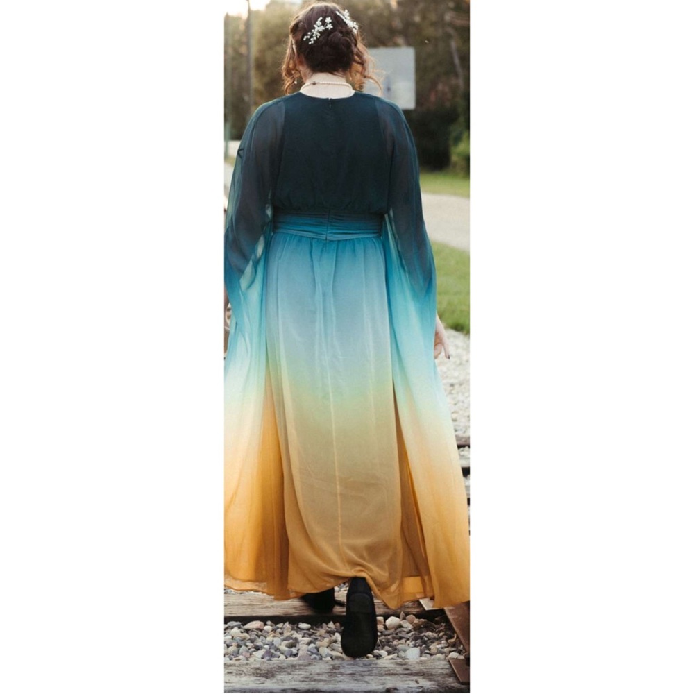 BANANA REPUBLIC ~Zela Chiffon Maxi Dress (NWT) - Picture 5 of 14